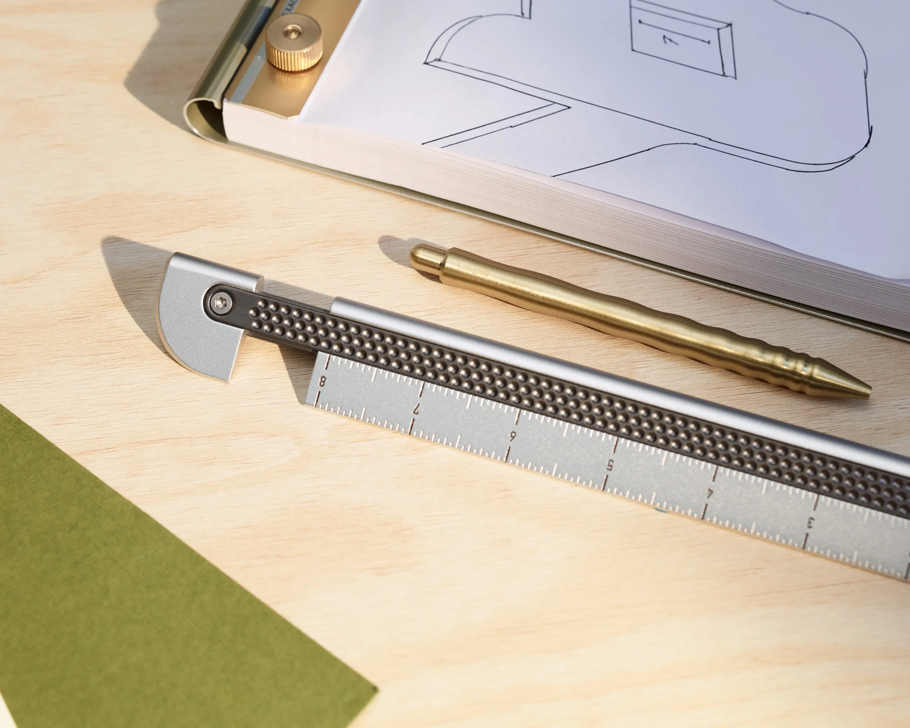 Metrolog Ruler, Silver / Grey 2
