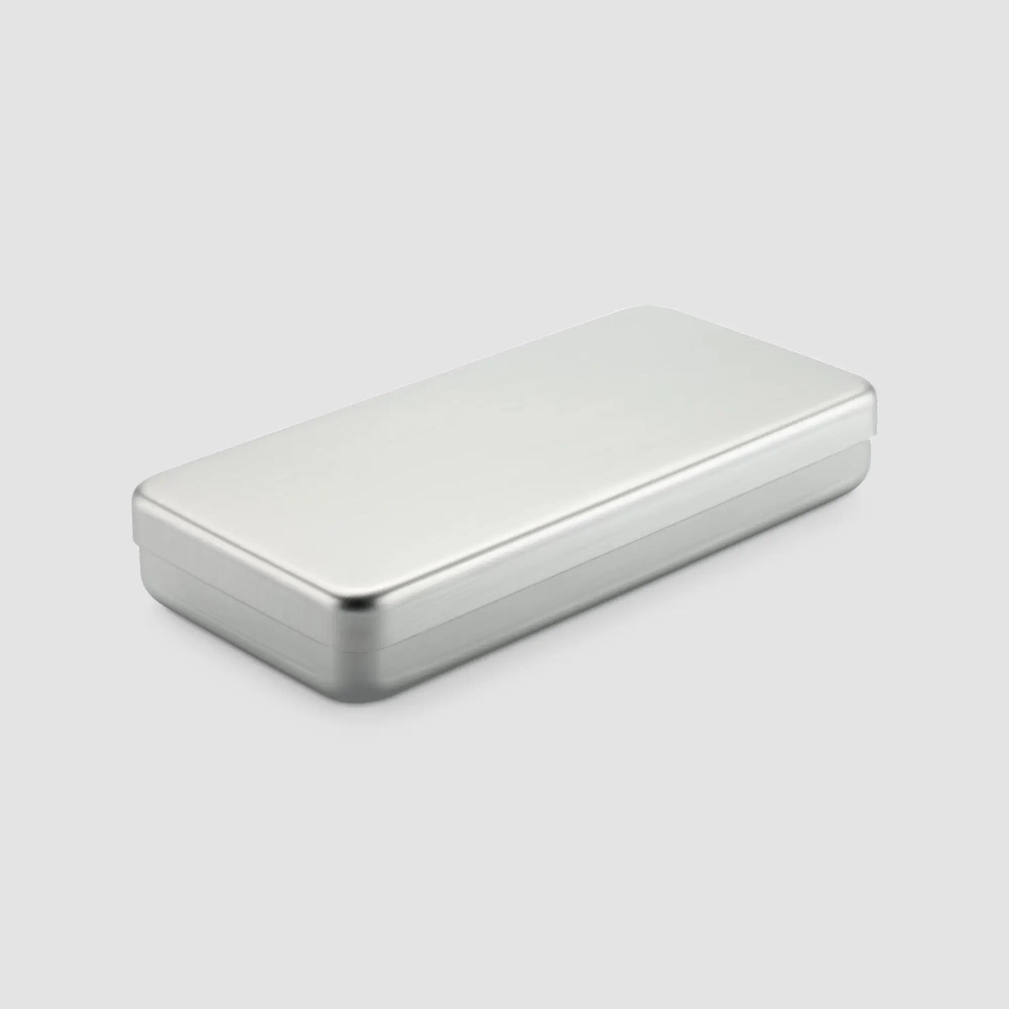 Box, Flat, Silver