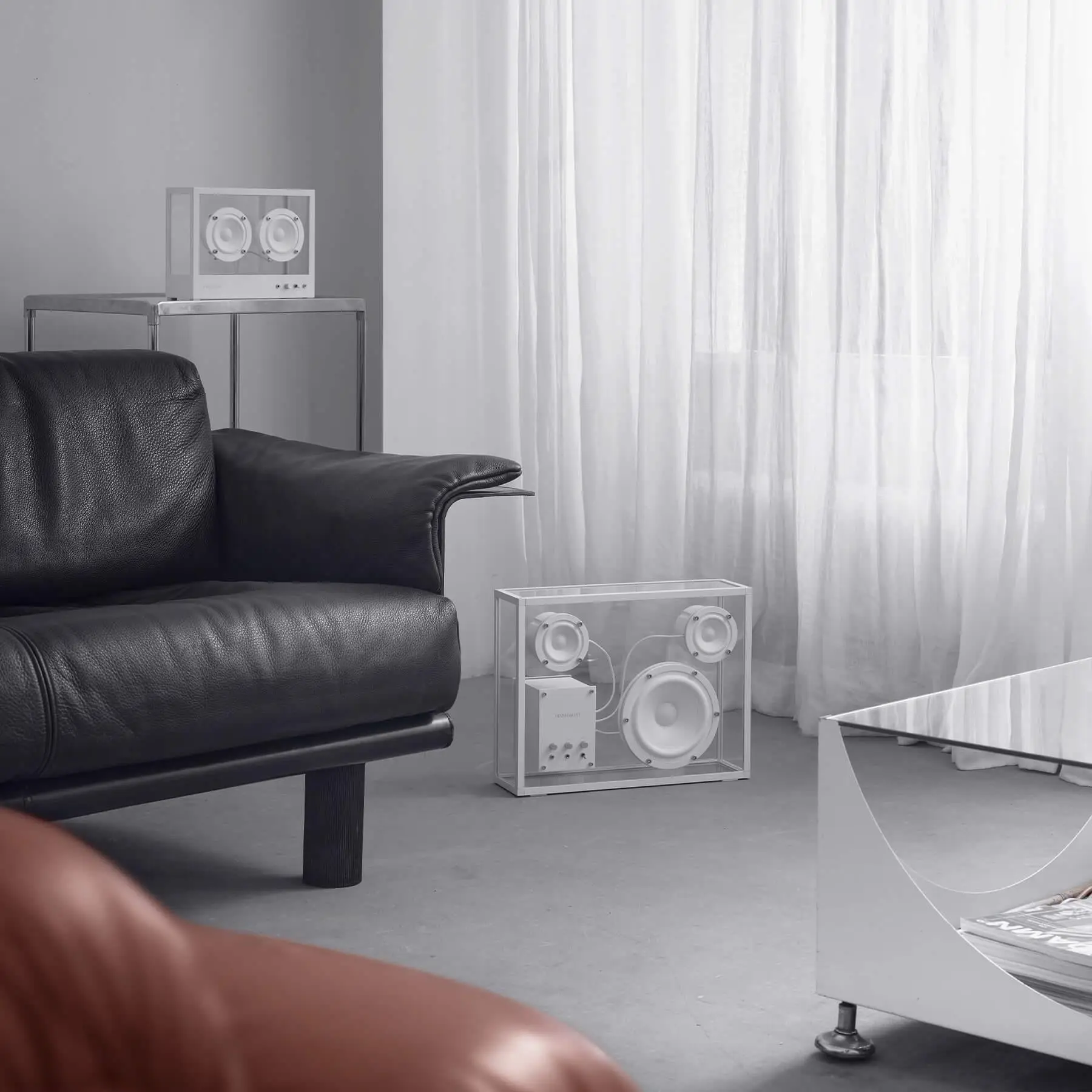 Transparent Speaker, White 3